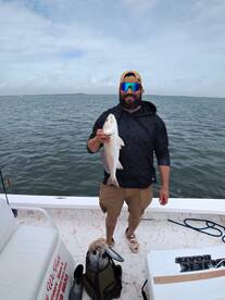 First Time Angler nets Redfish and Trout