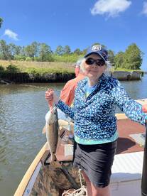 Fishing the Intercoastal, too windy in t
