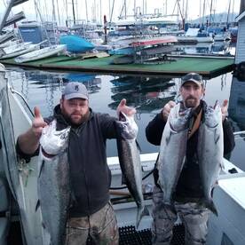Comox winter Chinook fishing is at its b