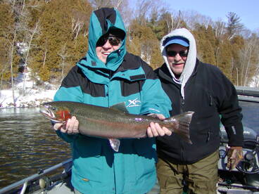 Steelhead fishing is ramping up!  Book y