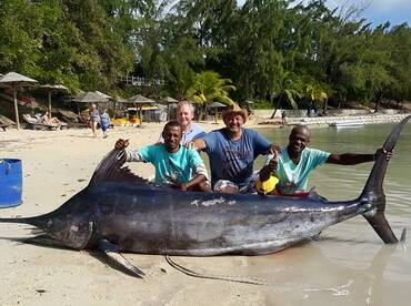 black marlin of 273kg