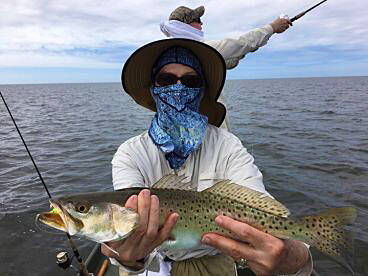 Our trout action began in late February.