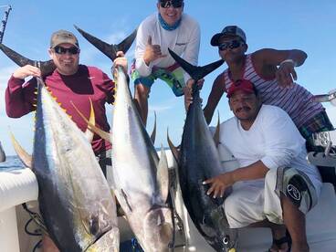 Big Tuna bite offshore on overnight char