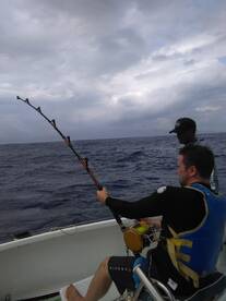 Big Yellowfin Tuna caught on Billfish