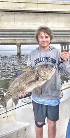 Hard fighting black drum! 