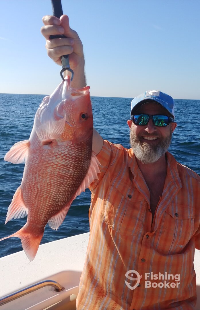 Jeff with a nice redsnapper