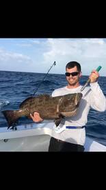 The bottom fish are bitting