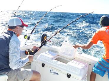 Fishing everyday with great people