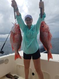 Megan with some nice dinner!