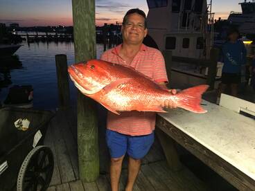 Catching Big Red  Snapper, King Mack