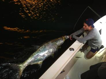 Miami Tarpon Boat side 