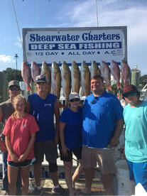 Family Snapper fishing trip Sucess