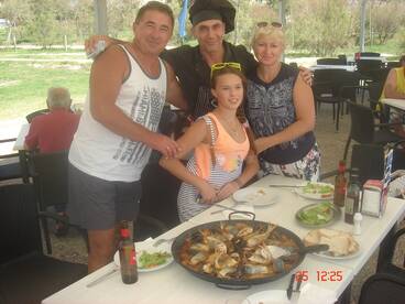 Lunch after the fishing trip