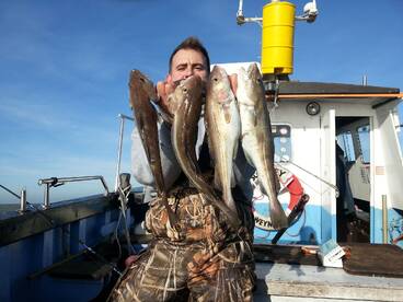 fishing on Bonwey from Ramsgate
