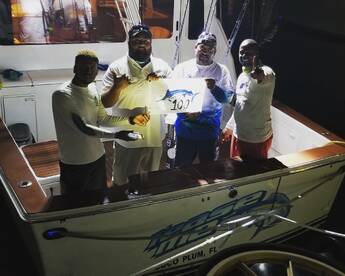 100 blue marlin for the 2018 season