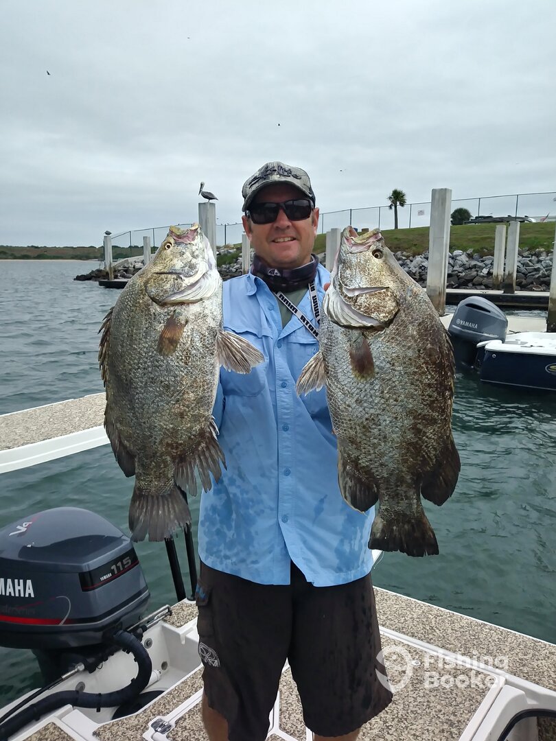 12/4/2018 Capt Glasser with two nice tripletail