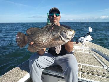12/4/2018 Richard Lovas with a healthy tripletail