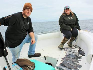 Black sea bass are on the menu! 