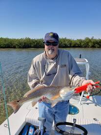 Mosquito lagoon is on,fish are schooling