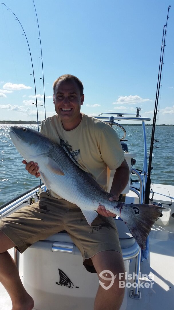 Client with nice red from ponce inlet