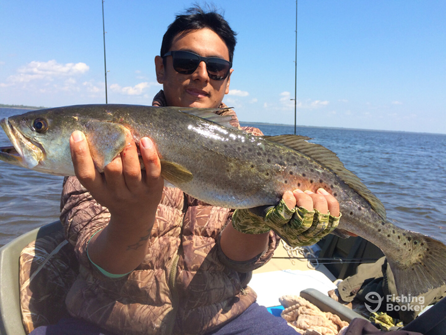 Big trout about to be released