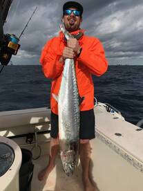 This angler got quite a workout from this kingfish