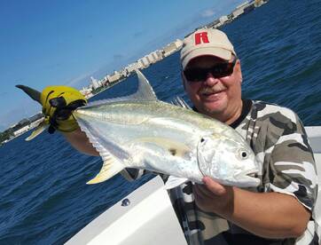 Jack caught at Bayside Fishing Charters