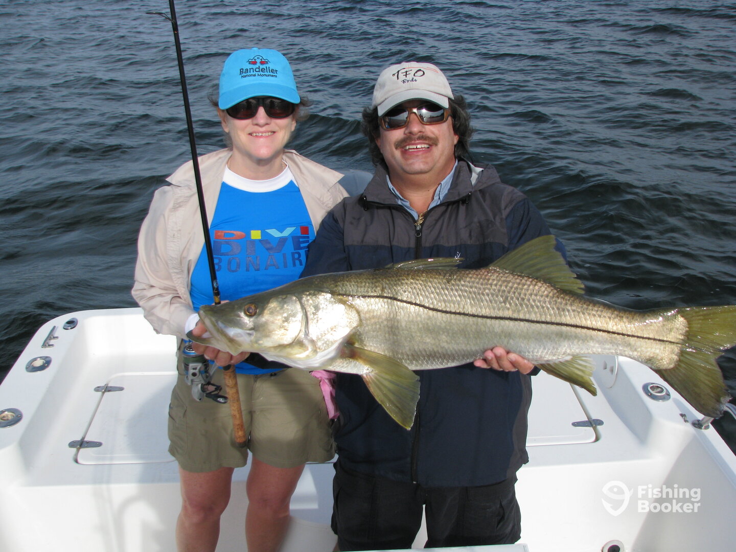 This was her first snook a 40 1/4 trophy !!!