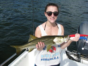 Daniel's first snook