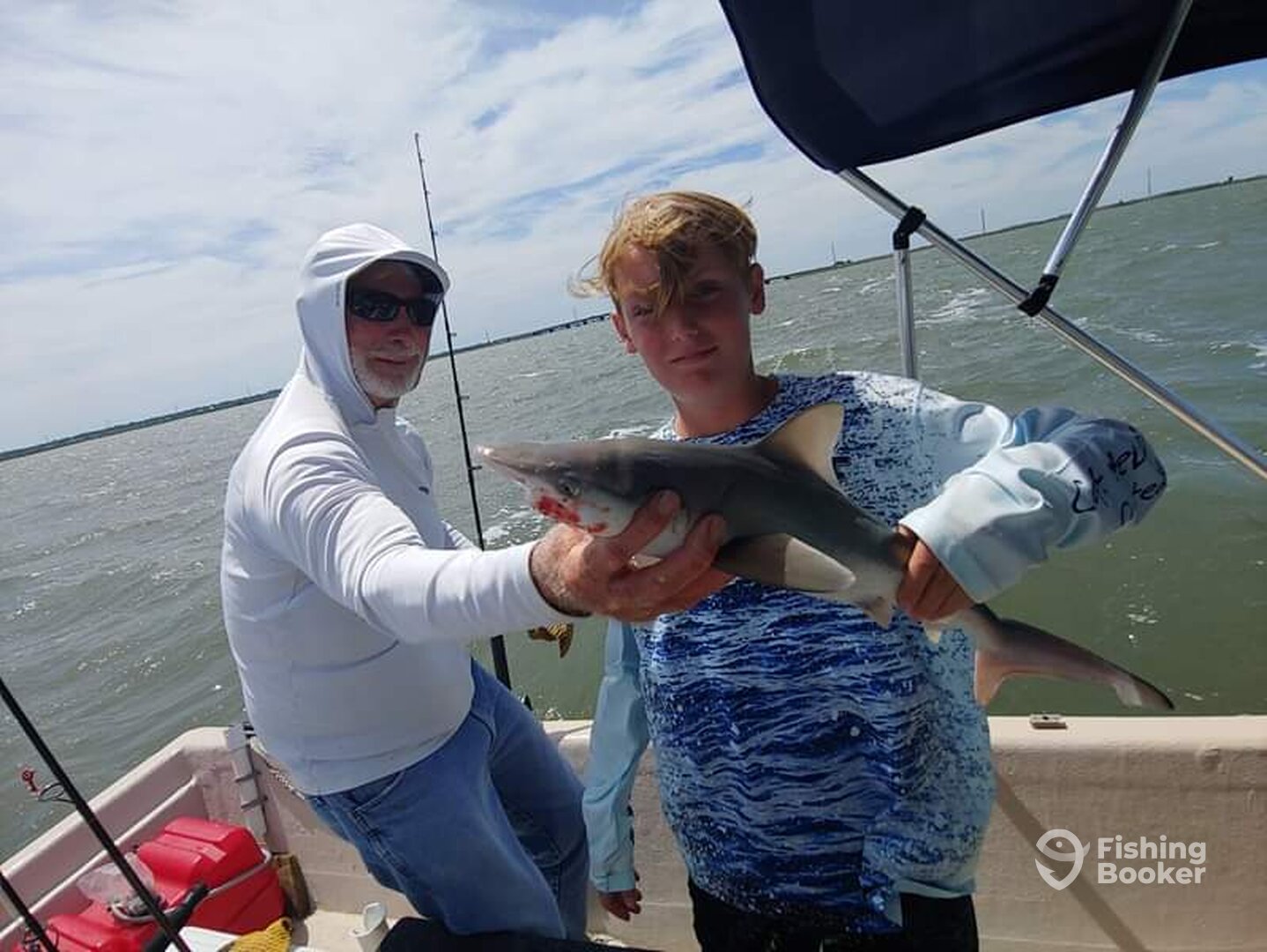 Riley with a feisty dusky