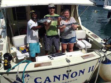 Couple From England fishing for the firs