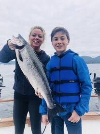 They are here!   Fish on! 