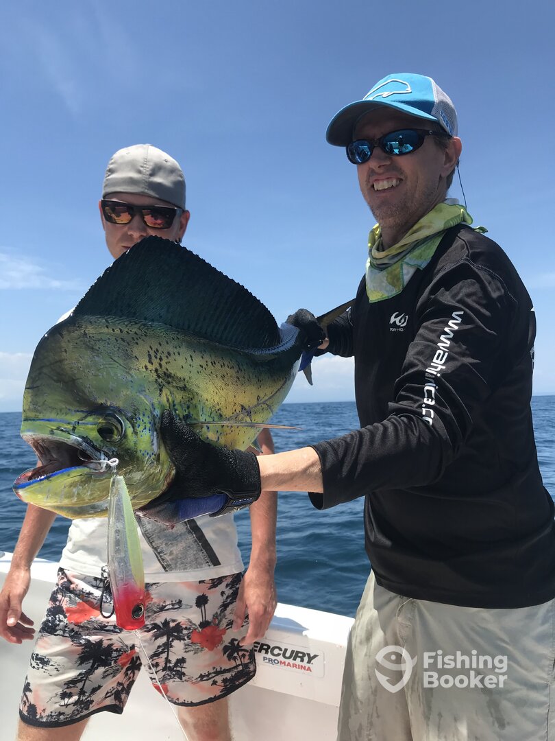 Mahi on a popper!