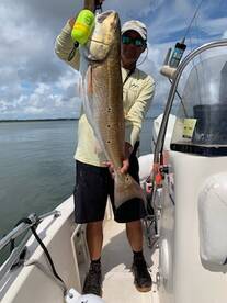 The Redfish bite is hot!
