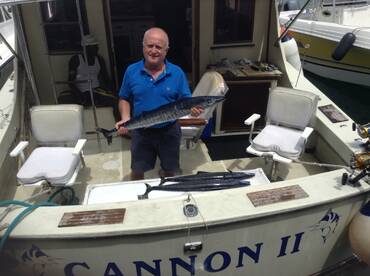 English gentleman fishing alone.