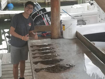 FLOUNDER fishing was GREAT today!