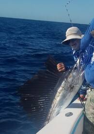 Winter fishing in key largo 