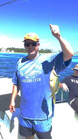 nshore fishing punta cana  yellowtail sanpper . atlantida punta cana