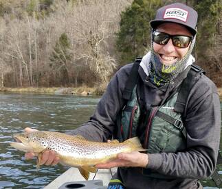 Big Browns on the hiwassee!!!