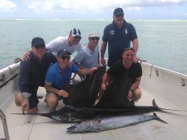 Big wahoo and sailfish