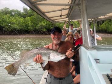 Barramundi Bob and the Cruise Ship Crew