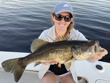 Bass/Striper fishing on Fire!