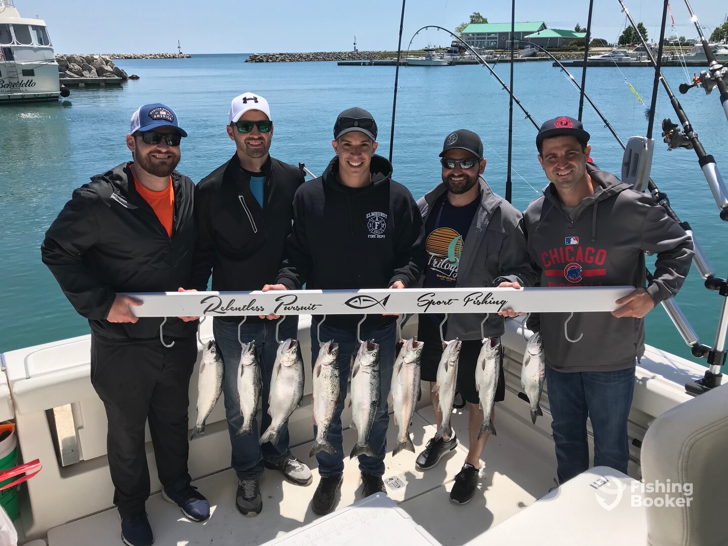 All silver fish despite rough weather