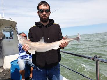 Great fishing aboard Duke lV today 