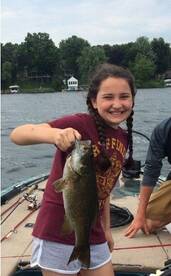 Love seeing kids Catch Giant Smallmouth Bass