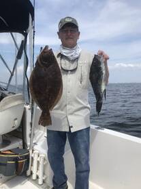 Lots of fluke action today  