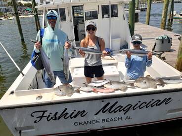 King Mackerel and Trigger Fish