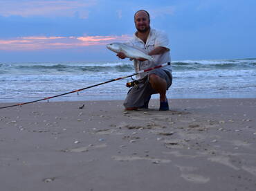 Fall beach fishing heating up!