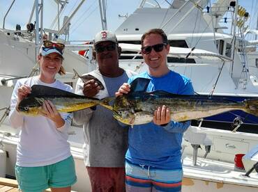 Stanley Gaddis Fishing with Carla Charte