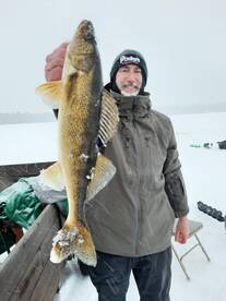 walleye nice hit 